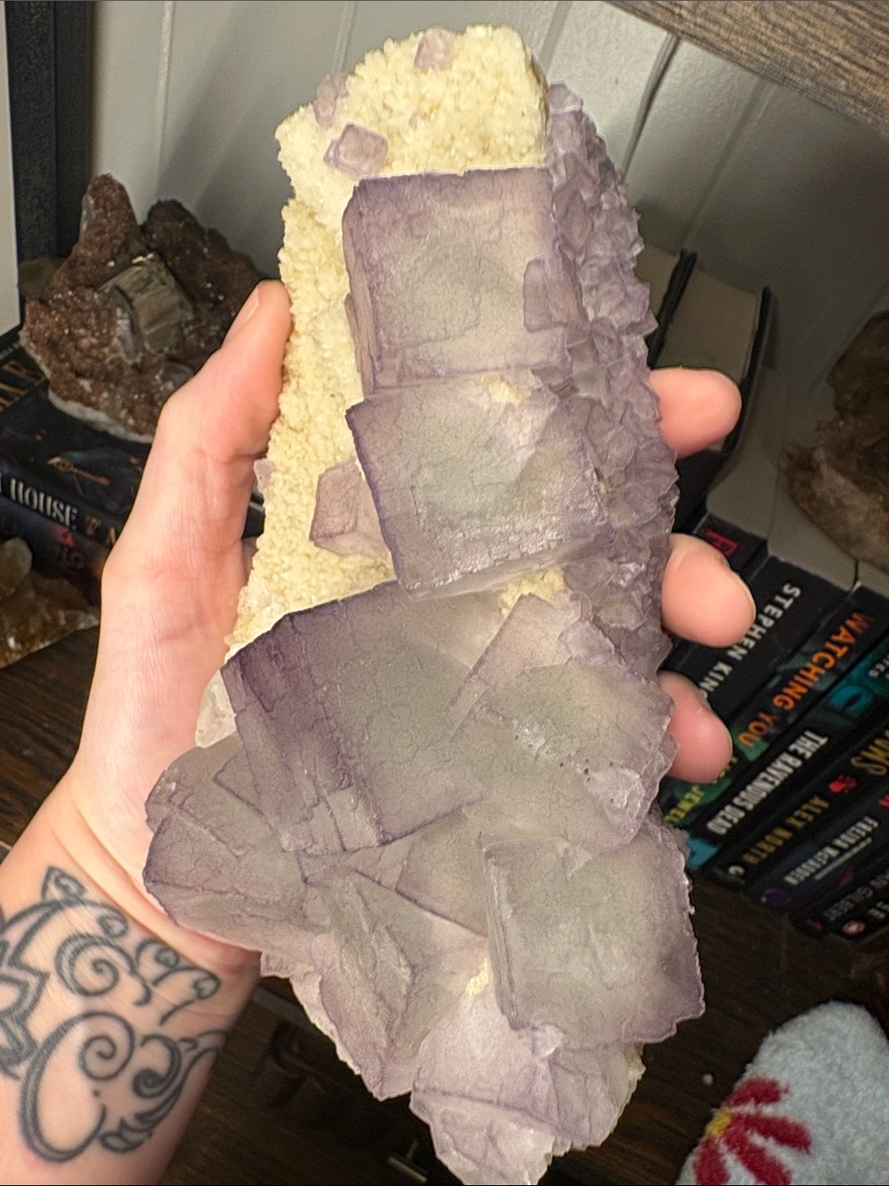 Natural QR Code Fluorite - Picture 9 of 10